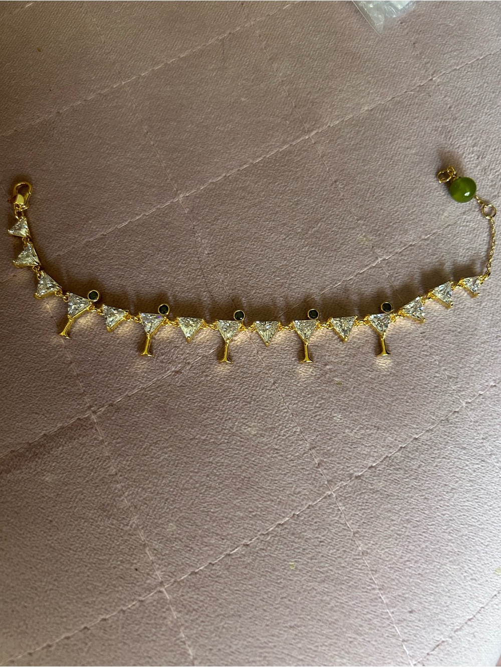 Kate Spade martini 🍸 tennis bracelet - Picture 2 of 2